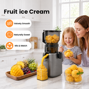 Extracteur de jus lent HGM Big Caiber 155 mm 300 W pour fruits entiers, presse à froid puissante pour usage domestique OEM ODM - Product Image 1