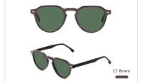 Lunettes de soleil de luxe unisexes de marque Mazzucchelli en acétate de diamant coloré, vintage, polarisées UV400, certifiées CE RoHS, fabriquées à la main
