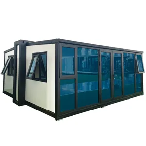 Trung Quốc Nhà cung cấp tùy chỉnh 20 feet 700 mở rộng có thể gập lại container nhà prefab phòng ngủ nhà gấp Tiny gấp ra khỏi nhà