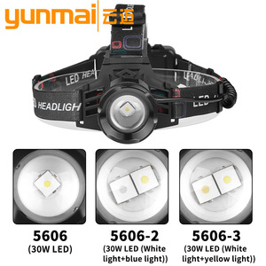 Lampe frontale LED XHP70 30W rechargeable, lumière blanche ultra-lumineuse, portable, pour le camping en plein air, la randonnée - Product Image 5