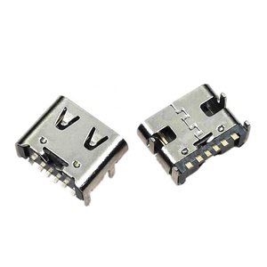 Connettore Micro <span class=keywords><strong>USB</strong></span> 6pin tipo-C femmina USB3.1 per telefono cellulare Mini connettore <span class=keywords><strong>Jack</strong></span> <span class=keywords><strong>presa</strong></span> di ricarica - Product Image 1