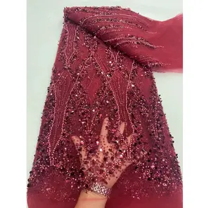 2024 Hot Sale Wholesale Price Saree Fabric Lace Specifications China Wholesale Guipure Sinya New Flower Floral Cotton African