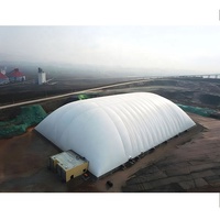 Domo Deportivo Inflable de Gran Tamaño, Estructura Sostenida por Aire, para Entrenamiento de Fútbol