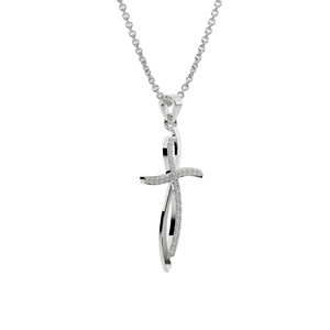 สร้อยคอทองคำประดับเพชรรูปสัญลักษณ์ Radiant Forever สำหรับผู้หญิง หรูหรา เหมาะสำหรับงานหมั้น งานแต่งงาน ของขวัญเจ้าสาว และสไตล์ที่ทันสมัย - Product Image 3