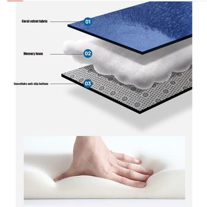 Alfombras de Terciopelo de Cristal para Habitación Infantil, de Pelo Corto, Hechas a Máquina, Modernas, de Color Sólido, Antideslizantes, Tapetes de Juego para Niños - Product Image 5