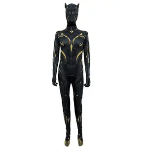 Factory Direct Adult Halloween Costumes The-avengers Movie Costume Roleplay Black-Panther Zentai for Party