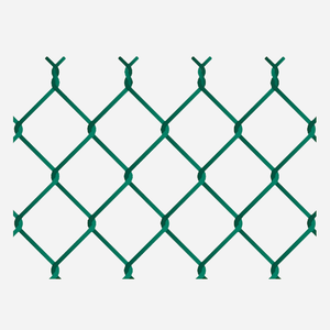 Clôture en treillis métallique à mailles losangées en PVC de haute qualité, clôture en treillis métallique pour stade, modélisation 3D pour utilisation en aire de jeux - Product Image 4