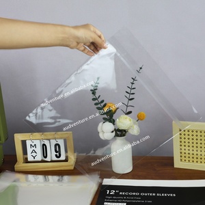 Fundas para álbumes de discos de vinilo súper transparentes, fundas exteriores para discos <span class=keywords><strong>LP</strong></span> musicales de 12 pulgadas y 7 pulgadas para tocadiscos - Product Image 6