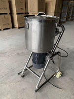 Extracteur de jus industriel pour fruits et légumes, pulpeur, mélangeur de boissons, mixeur, hachoir à mangue, noix de coco, haricots, sauce, pompe, capacité 50L