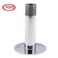 Base d'antenne marine fixe FOYO, filetage 1 14, en acier inoxydable 304, support d'antenne à montage sur pont pour matériel de yacht et bateau