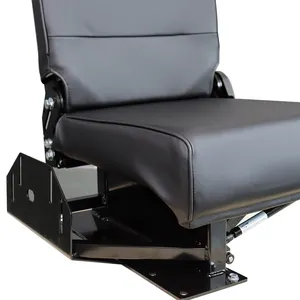Produttore vicino a me accessori interni Auto di alta qualità sedile per autobus pieghevole manuale sedile per furgone singolo in pelle nera