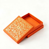 Cajas de Papel para Joyería a Buen Precio de Fábrica, Caja de Embalaje con Logotipo Impreso, Caja Rígida Cuadrada con Tapa y Base para Collares, Colgantes y Pulseras