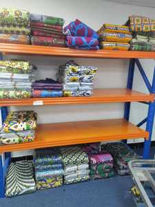 Tela Africana 100% Algodón, Estilo Hollandais Ankara Dorada, Tela Superior para Prendas, Hecha en China, en Existencia - Product Image 2