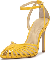 Sandales à talons confortables pour femmes, à bout pointu et bride cheville, design moderne et sexy, idéales pour les soirées, de haute qualité