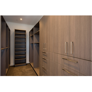 Armoire de chambre à coucher de couleur bois armoire Coatroom Design placard ouvert personnalisation panneau <span class=keywords><strong>vestiaire</strong></span> - Product Image 3
