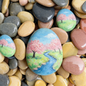 Grandi Rocce di Fiume da 3,3-4,5 Pollici per Dipingere, Pittura su Rocce per Bambini, Rocce Lisce e Piatte per Fai da Te e Arte - Product Image 3