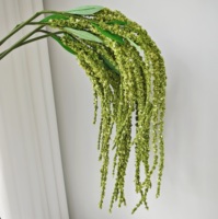 Amaranthus Artificiel en Gros, Feuillage Suspendu Fait Main, Décoration Végétale, 8 Branches, pour Mariage et Décoration Florale Intérieure