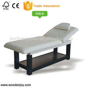 Mesa de masaje moderna de madera 008 con material PU <span class=keywords><strong>y</strong></span> PVC de altura ajustable para hoteles <span class=keywords><strong>y</strong></span> sótanos-Precio de descuento disponible - Product Image 3