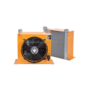 Refroidisseur <span class=keywords><strong>d</strong></span>'huile hydraulique à plaques en aluminium 380V AC, refroidi par air, pression nominale 4MPa, <span class=keywords><strong>d</strong></span>ébit max 180L/min, prix compétitif pour CNC - Product Image 4