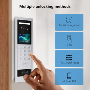 Système <span class=keywords><strong>sans</strong></span> <span class=keywords><strong>fil</strong></span> 4G multi-unités avec écran couleur IPS, gadgets de sécurité pour la maison, IP65, vidéophone domestique 10 pouces - Product Image 3