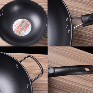 Wok Jin Saozi sin Recubrimiento de 32 cm, Antiadherente, Saludable, Duradero, Tradicional, para Cocina de Gas e Inducción - Product Image 2