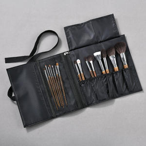 Ensemble de 30 pinceaux de maquillage en poils de chèvre noirs, logo personnalisé, pinceau pour le correcteur et la poudre, marque privée, kit professionnel - Product Image 4