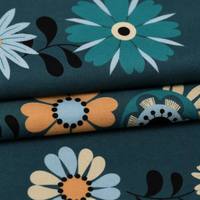 Housses de canapé/chaise en tissu tricoté soie de lait, style floral, extensible, Spandex/Polyester, 150 GSM, légères et respirantes, directement de l'usine