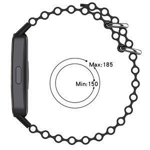 FORWELLENY Sport Ocean serie Smartwatch accessori in Silicone cinturino braccialetto braccialetto per <span class=keywords><strong>Huawei</strong></span> Band 8 <span class=keywords><strong>9</strong></span> 10 - Product Image 5