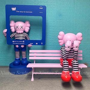 <span class=keywords><strong>Statue</strong></span> de dessin animé Kaw Companion en résine, reproduction célèbre, couleur et taille personnalisables, tendance, attrayante, pour les points photo et les boutiques - Product Image 3
