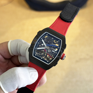 Orologio Meccanico Automatico Ultra-Sottile <span class=keywords><strong>in</strong></span> Fibra di Carbonio Nera 6702 Orologio Meccanico Automatico Ultra-Sottile <span class=keywords><strong>in</strong></span> Fibra di Carbonio Blu - Product Image 2