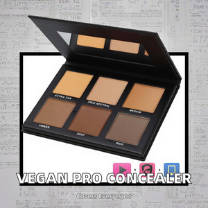 Corrector Vegano Profesional de Marca Privada al por Mayor, 6 Tonos, Cobertura Total, Crema Mineral, Efecto Difuminador de Piel 4K, Base HD con Logotipo Personalizado, Unisex - Product Image 2