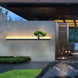Outdoor Wall <b>Light</b> Long Strip Led Waterproof Garden Landscape <b>Plant</b> <b>Light</b> For Villa Courtyard Exterior Decoration - Product Image 2