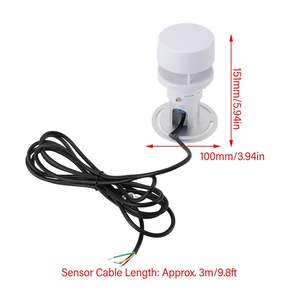 חיישן מזג אוויר 5 ב-1 עבור RS485 מהירות רוח כיוון רוח טמפרטורה לחות לחץ חיישן מזג אוויר DC9V-30V מד מזג אוויר - Product Image 2