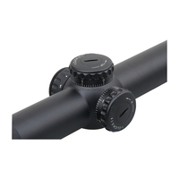 Lunette de tir tactique Vector Optics Continental 1-6x24 LPVO SCOC-23T en aluminium avec 6 niveaux d'éclairage, nouvelle arrivée, pour la chasse, longue distance d'observation
