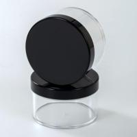 B623 Emballage personnalisé avec logo, cosmétique, recyclable, luxe, noir, matériau ABS PP, étui pour poudre libre, couleur nude, prix