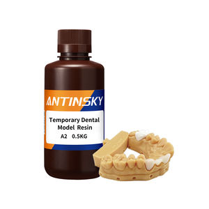 Résine dentaire temporaire Antinsky A1 A2 A3 pour imprimante 3D DLP LCD 405nm 0,5kg Faible rétrécissement - Product Image 5