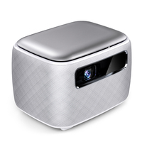 Proyector Inteligente DLP LED de 750 Ansi Lúmenes, Sistema Android 9.0, Proyector Inalámbrico para Cine en Casa, DLP-Link 3D, Mini Proyector Portátil 4K