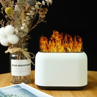 Diffuseur d'aromathérapie à flamme directe d'usine, 150 ml, USB, ultrasonique, flamme 3D colorée, diffuseur d'arômes LED pour la maison, la chambre à coucher, le bureau