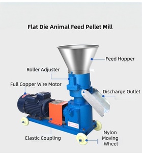 <span class=keywords><strong>Presse</strong></span> <span class=keywords><strong>à</strong></span> granulés d'aliments électriques pour animaux domestiques, 60 kg/h, haute productivité, design compact pour poulets, canards et bétail - Product Image 2