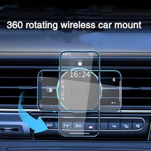 <span class=keywords><strong>Chargeur</strong></span> de voiture sans fil magnétique 25W avec rotation à 360° °   Rotation - Product Image 2