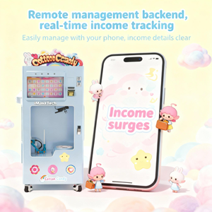 Máquina Expendedora Inteligente de Algodón de Azúcar IMakeTech con Pantalla Táctil de 21.5 Pulgadas, Múltiples Opciones de Pago, Monitoreo Automático del Stock y Refrigeración - Product Image 5