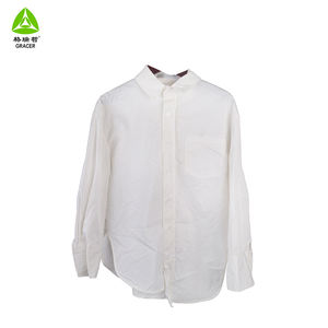 Blouses en coton blanc pour femmes Bundle Vêtements légèrement usagés Bale Corée - Product Image 6