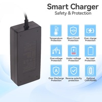 Cargador de Bicicleta Eléctrica 48V3A SCP OTP, 58.4V 54.6V, Batería de Litio Polímero, Fosfato de Hierro, Adaptador Universal de Alta Eficiencia