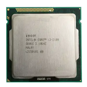 Yüksek performanslı çin fabrika fiyat çekirdek i3 2100 dört çekirdekli İşlemci 3.1Ghz soket LGA 1155 masaüstü CPU