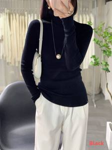 <span class=keywords><strong>เสื้อ</strong></span>สเวตเตอร์ไ<span class=keywords><strong>ห</strong></span>มพรมขนสัตว์แท้ คอสูงทรงเข้ารูป แขนยาวสำ<span class=keywords><strong>ห</strong></span>รับผู้<span class=keywords><strong>ห</strong></span>ญิง ซักเครื่องได้ ไม่ต้องรีด  สำ<span class=keywords><strong>ห</strong></span>รับฤดูใบไม้ผลิและฤดูใบไม้ร่วง สไตล์เกา<span class=keywords><strong>ห</strong></span>ลี - Product Image 2