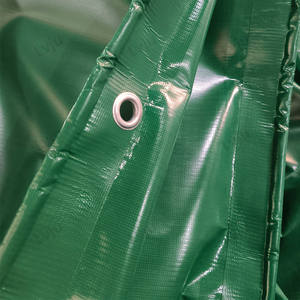 LVJU rivestito teloni per camion copertura telone vinile <span class=keywords><strong>Pvc</strong></span> Heavy Duty rinforzato 1000d 18oz tessuto - Product Image 2