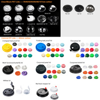 Gobelets à café glacé en PET transparents en forme de U, personnalisables avec logo, jetables et recyclables, avec couvercles noirs, faible MOQ, 12/14/16/20/24oz
