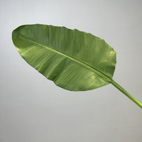 Palmera Verde Hawaiana de Simulación, Tallo Único de Plátano, Hoja de Tacto Real, Flor y Planta Artificial Decorativa