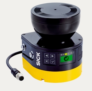 เครื่องสแกนเลเซอร์เพื่อความปลอดภัยรุ่นใหม่ MICS3-AAAZ55AZ1P01 ของเยอรมนี ระบบอัตโนมัติและการควบคุมกระบวนการ เครื่องจักรและความปลอดภัยของผู้ปฏิบัติงาน - Product Image 1