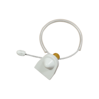 AM EAS Hartkabel-Sicherheitsetikett 70mm Schlaufe Grau Magnetisch für Elektronik